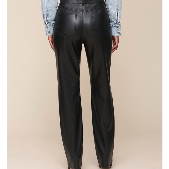 Women’s Faux Leather Pant - Picture 3 of 4